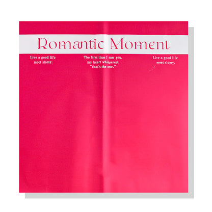 New waterproof thickened romantic moment flower wrapping paper