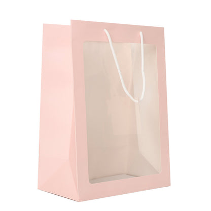 Transparent Window Bags Gift Gift Boxes Flower Bouquet Packaging Bags