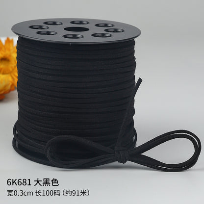 Braided Suede Cord – DIY Decorative Rope for Crafts, Leather & Tassels