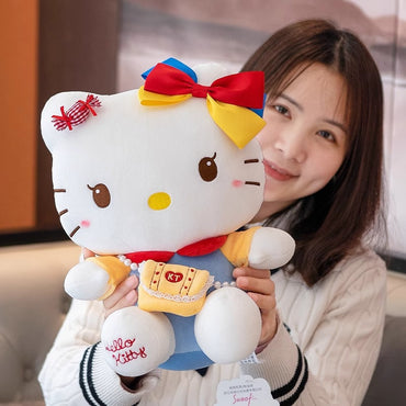 Hello Kitty Plush Doll, Kitty Cat Stuffed Toy Keychain, Gift for Girls