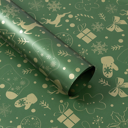 New Christmas Wrapping Paper Fresh Flower Bouquet Wrapping Paper Waterproof