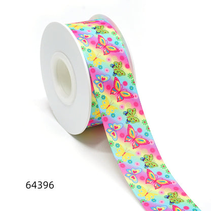 Heat Transfer Webbing Ribbon Flower