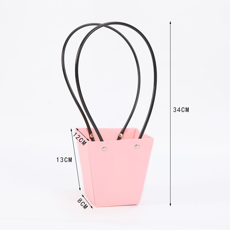 Waterproof kraft paper handheld flower bag Valentine's Day bouquet box