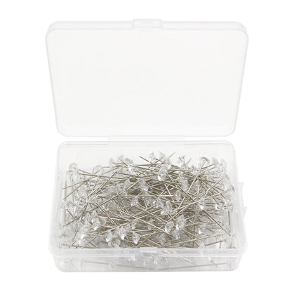 Clear Acrylic Diamond Pin – Hair, Veil & Bouquet Fixing Pin for Accessories