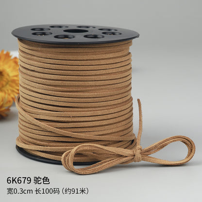 Braided Suede Cord – DIY Decorative Rope for Crafts, Leather & Tassels