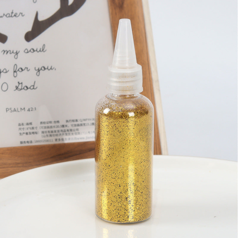 Gold powder color diy glitter sequins fine powder glitter gold sequins 50g