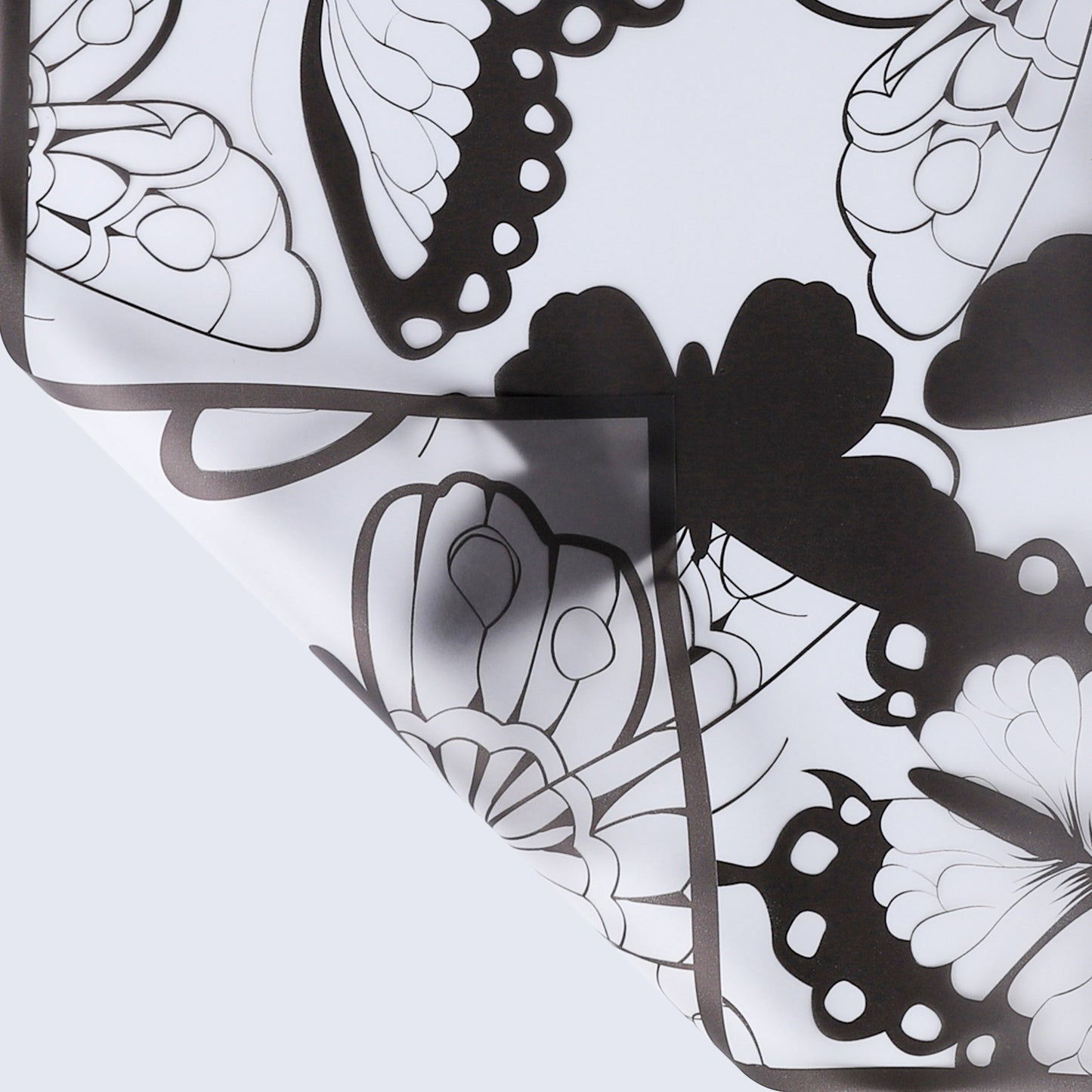 Butterfly opp jelly film wrapping paper thickened waterproof flower packaging