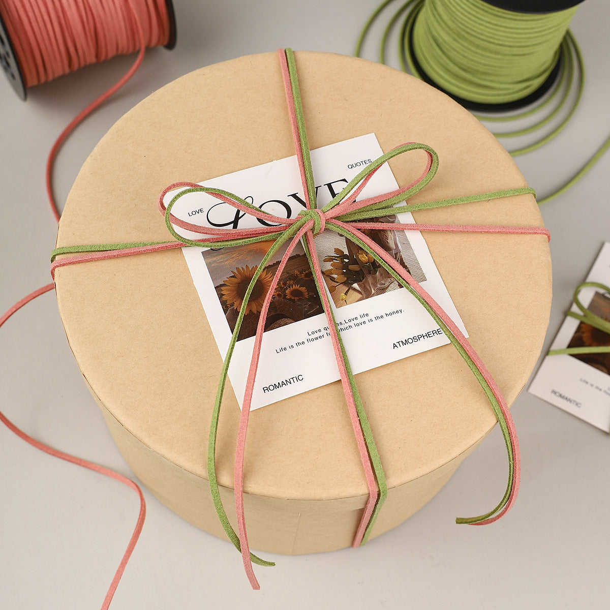 Braided Suede Cord – DIY Decorative Rope for Crafts, Leather & Tassels