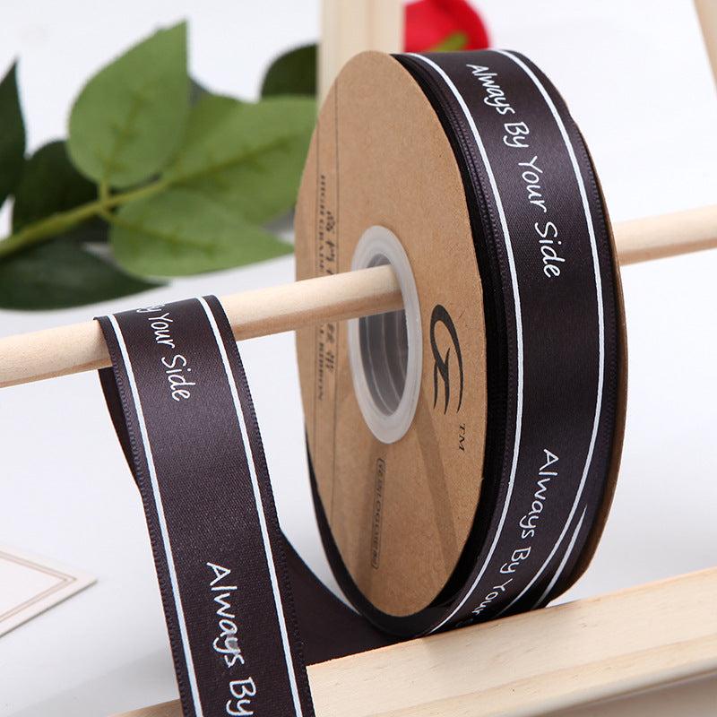 【Always】2.5CM Flower Ribbon Flower Packing Materials Cake Baking Ribbon New Ribbon,40Yards