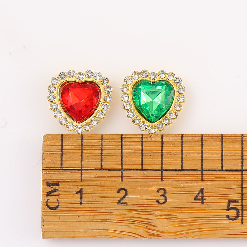 Double-Layer Heart Flower Alloy Rhinestone – DIY Wedding Accessories for Dress, Shoes & Hair