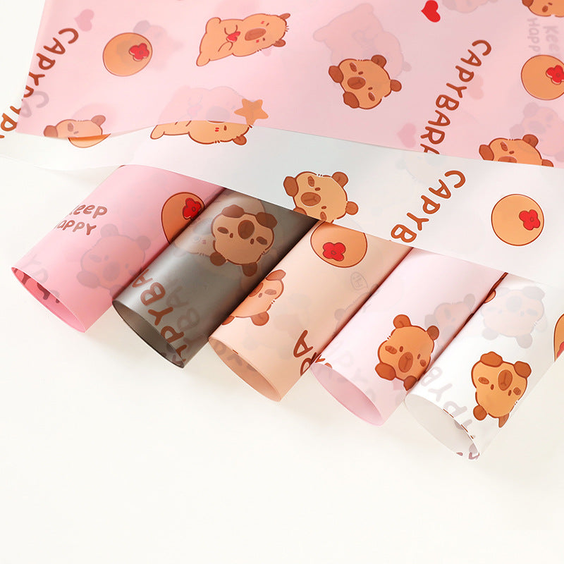 Capybara Wrapping Paper Pack 20 (57x57cm).