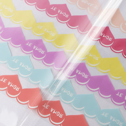 Love Heart to Heart Waterproof Wrapping Paper Flower Packaging