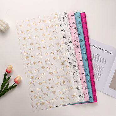 Eiffel Tower Wrapping Paper Pack 20 (57x57cm).