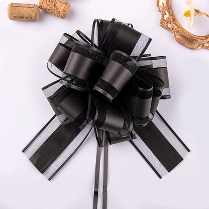 Natural Color Organza Ribbon – Solid Color Curling Ribbon for Bouquets & Gifts 20pcs
