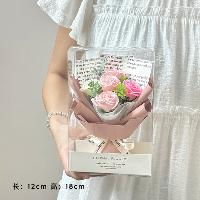 Soap Flower Gift Bouquet Perpetual Flower Simulation Flower