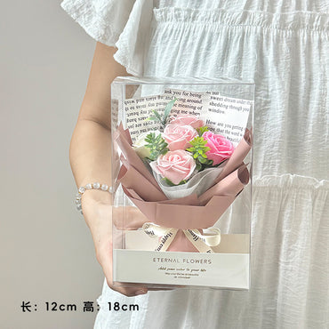 Soap Flower Gift Bouquet Perpetual Flower Simulation Flower(