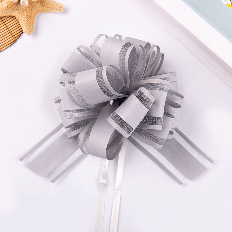 Natural Color Organza Ribbon – Solid Color Curling Ribbon for Bouquets & Gifts 20pcs