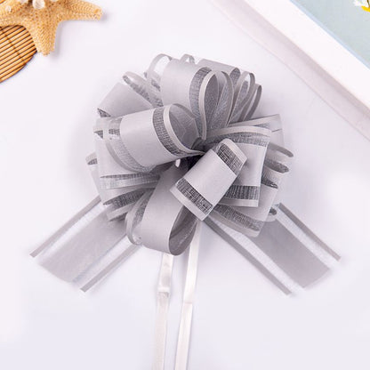 Natural Color Organza Ribbon – Solid Color Curling Ribbon for Bouquets & Gifts 20pcs