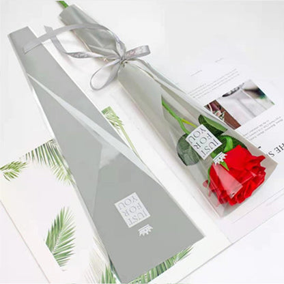 Single Bag Rose Packaging Bag Bouquet Triangle Bag Floral Flower Packaging Bag