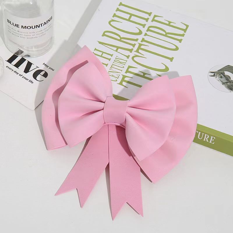 Bow Tie Decoration Holiday Birthday Gift Box Bouquet Sponge Paper Bow Tie Accessory