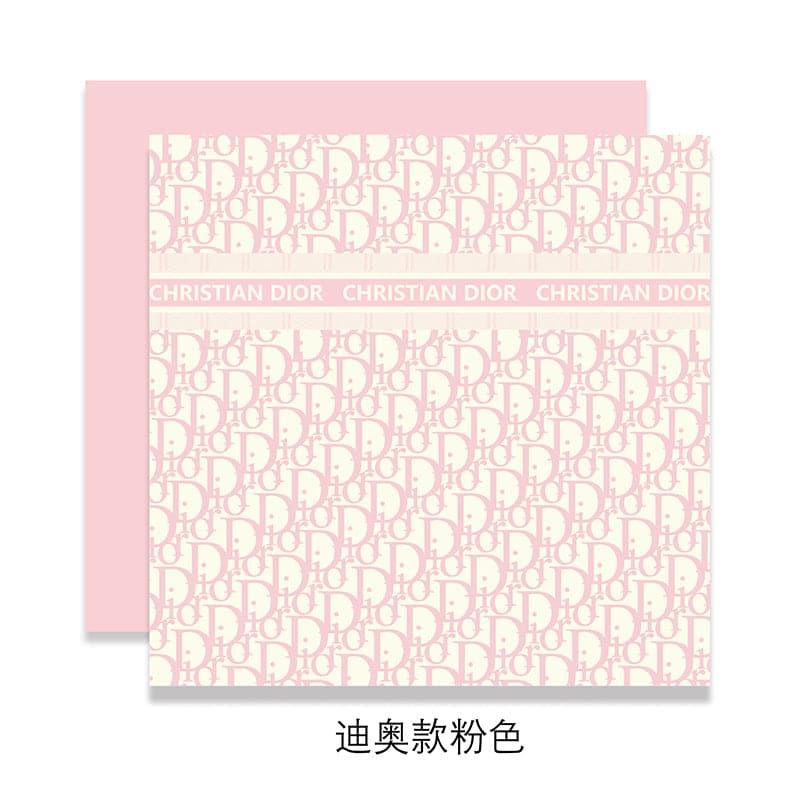 Luxury Waterproof Flower Wrapping Paper Dior Bouquet Wrapping Paper,22.8*22.8 inch - 20 sheets