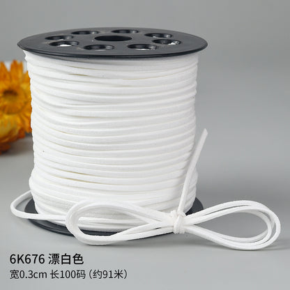 Braided Suede Cord – DIY Decorative Rope for Crafts, Leather & Tassels