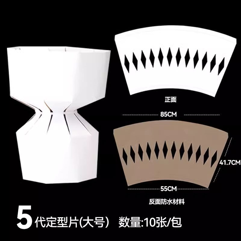 Bouquet Styling SheetFlower Packaging Bouquet Liner Fixing Support Paper