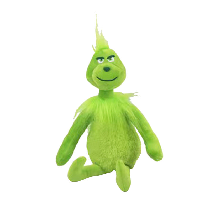 New Grinch Green Monster Plush Toy, Small Stuffed Doll with Dog, Christmas & Birthday Gift for Kids