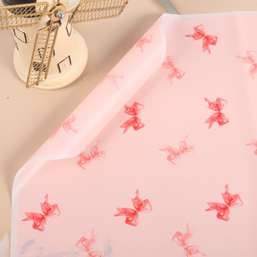 New in stock Valentine's Day packaging floral florist butterfly wrapping paper