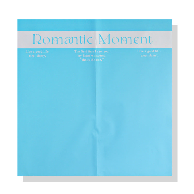 New waterproof thickened romantic moment flower wrapping paper