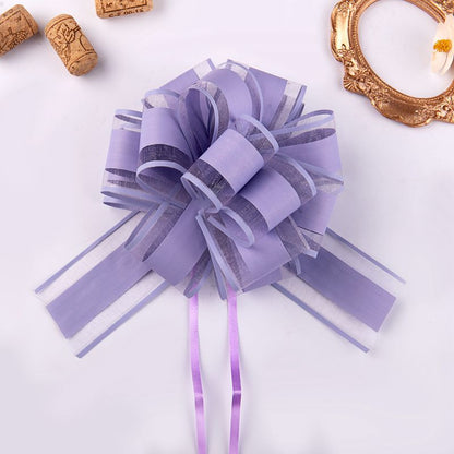Natural Color Organza Ribbon – Solid Color Curling Ribbon for Bouquets & Gifts 20pcs