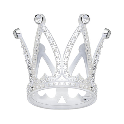 Gold Alloy Crown Cake Topper – Princess Birthday Party Decoration