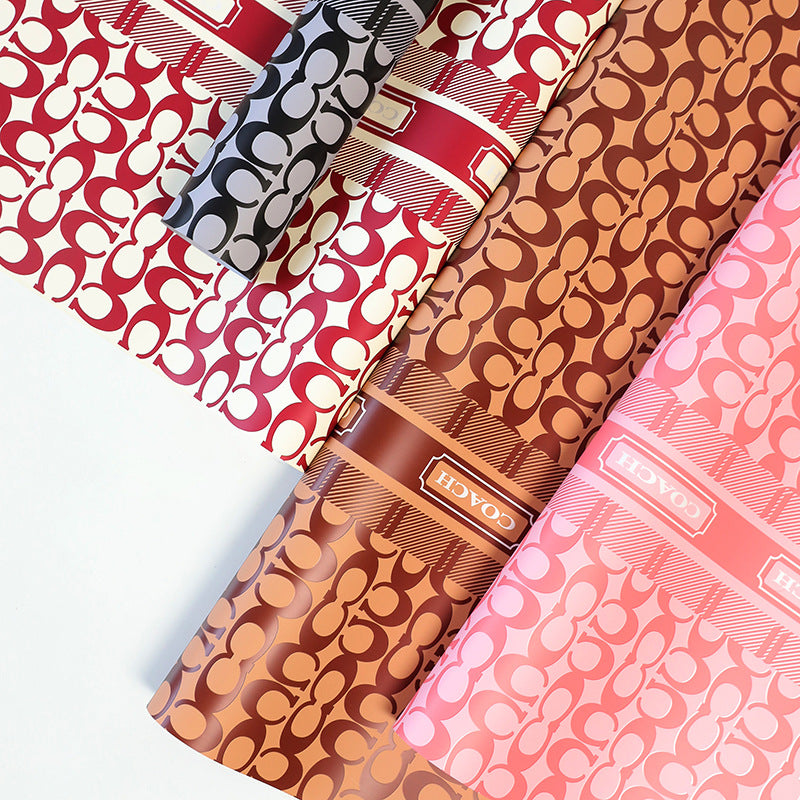 Luxury Fashion Flower Bouquet Wrapping Paper – Premium Bouquet Paper – 20 Sheets