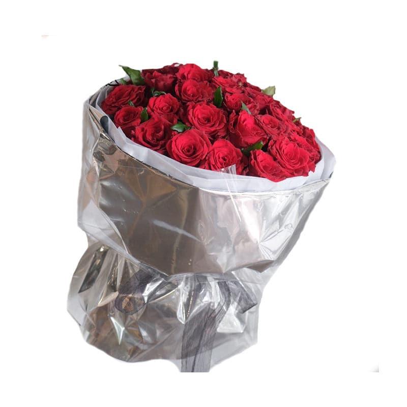 Aluminum Plated Mirror Flower Packaging Paper,22.8*22.8 Inch-20 Sheets - Huayi Flower Wraps