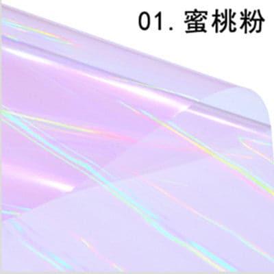 Aurora Borealis Laser OPP Phantom Film,22.8*22.8 Inch-20 Sheets - Huayi Flower Wraps