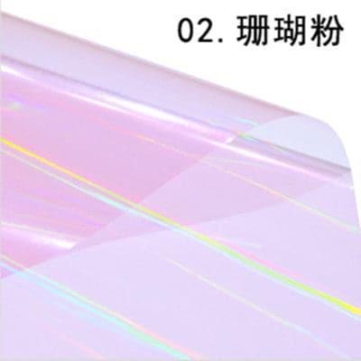 Aurora Borealis Laser OPP Phantom Film,22.8*22.8 Inch-20 Sheets - Huayi Flower Wraps