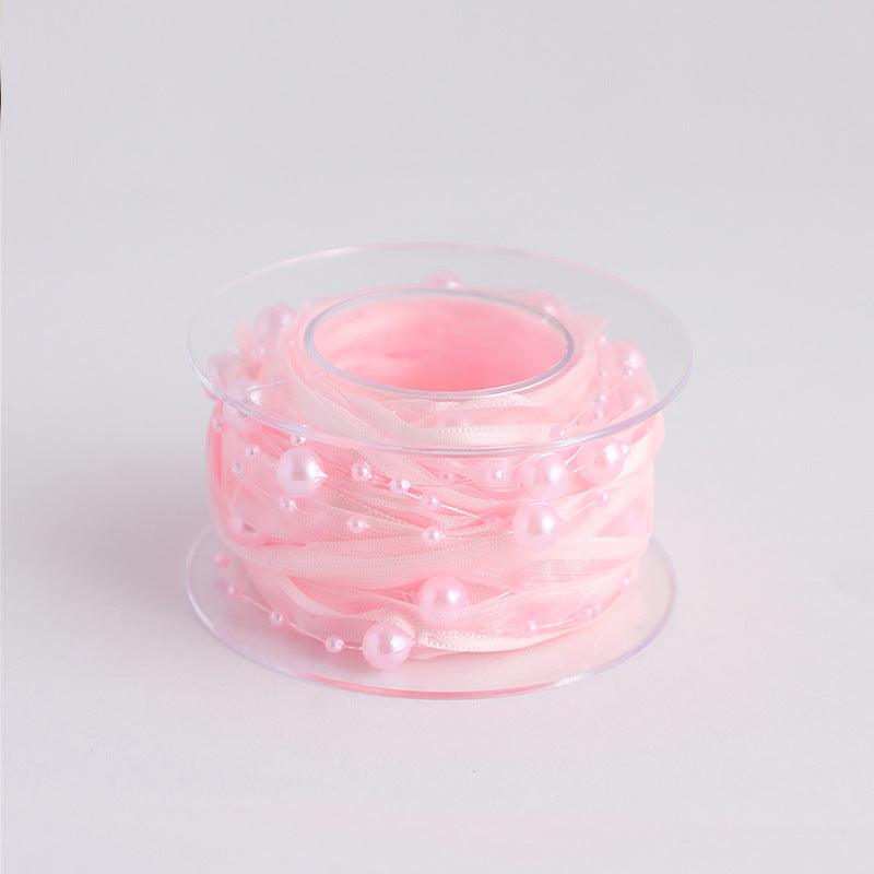 Braided Bead Ribbon Cake Decoration Tie Gift Ribbon,5 yards - Huayi Flower Wraps