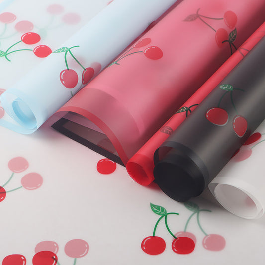 Cherry Hansel Paper Waterproof Printing Matte Paper Floral Flower Packaging - HUAYI