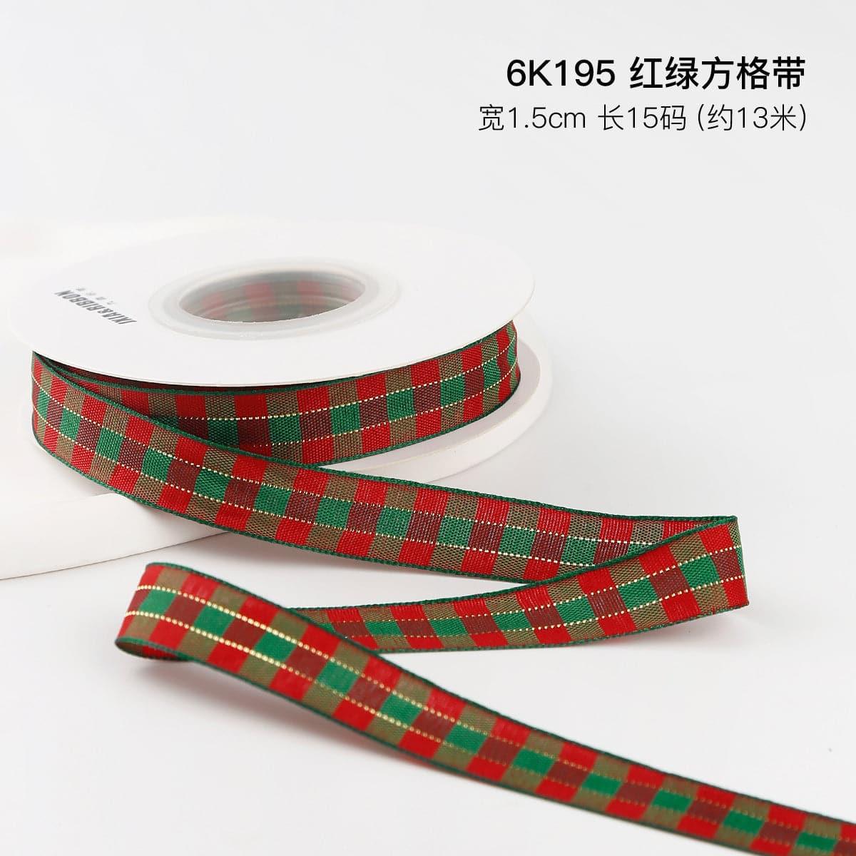 Christmas Gift Ribbon Gift Wrapping Diy Hot Stamping Ribbon - Huayi Flower Wraps