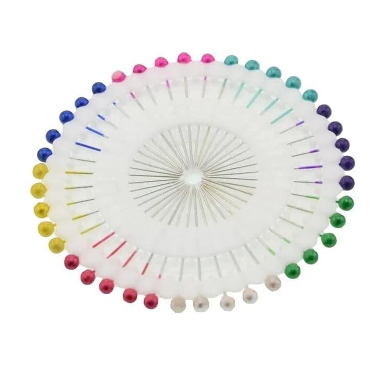 Colorful 36mm Plastic Pearl Head Pins Clothing Sewing Pin - Huayi Flower Wraps