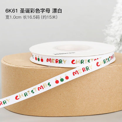 Cross Border Christmas Ribbon Decoration - Huayi Flower Wraps