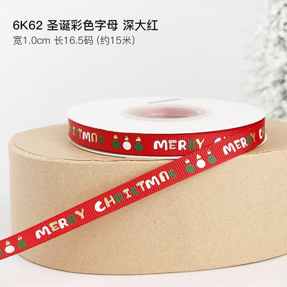 Cross Border Christmas Ribbon Decoration - Huayi Flower Wraps