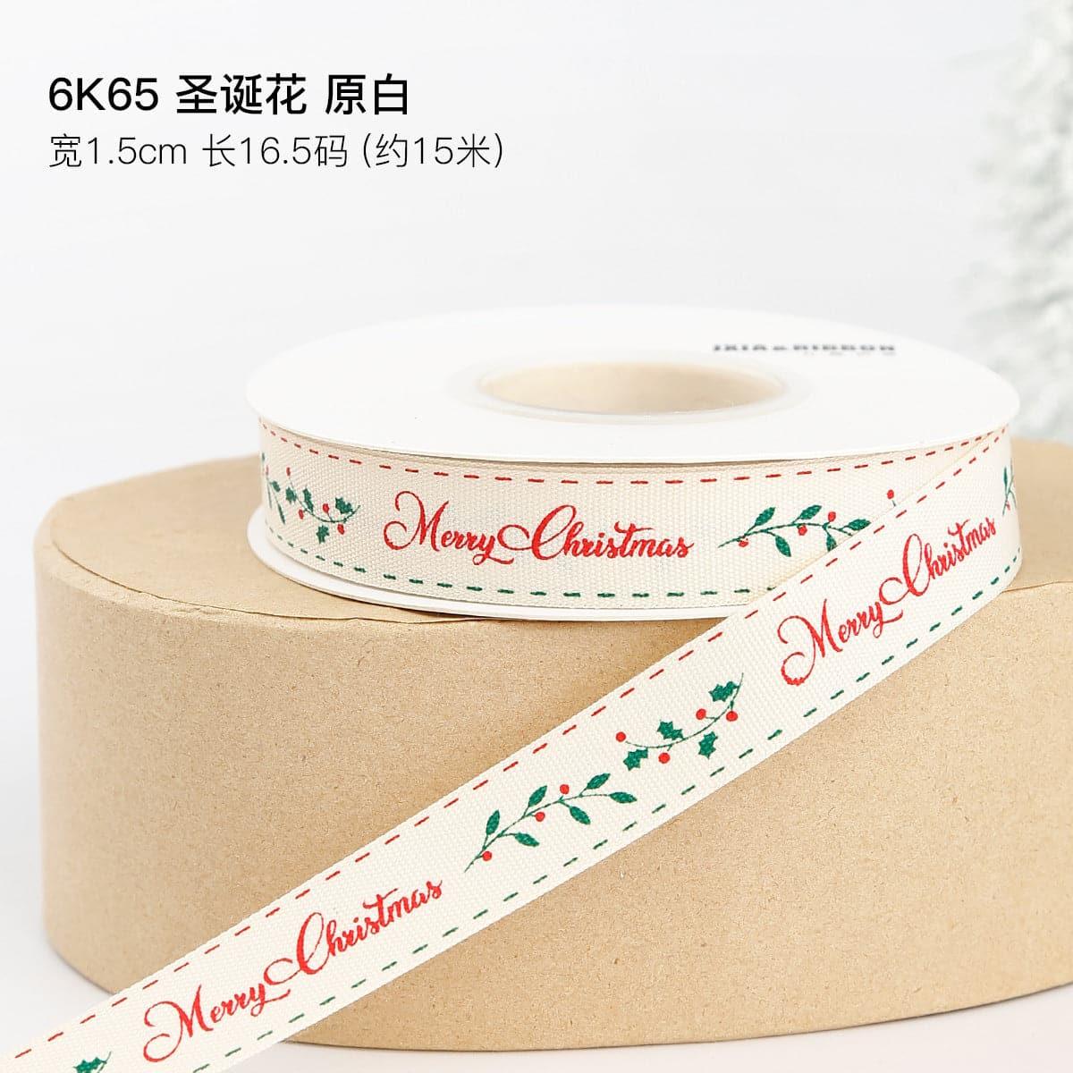 Cross Border Christmas Ribbon Decoration - Huayi Flower Wraps