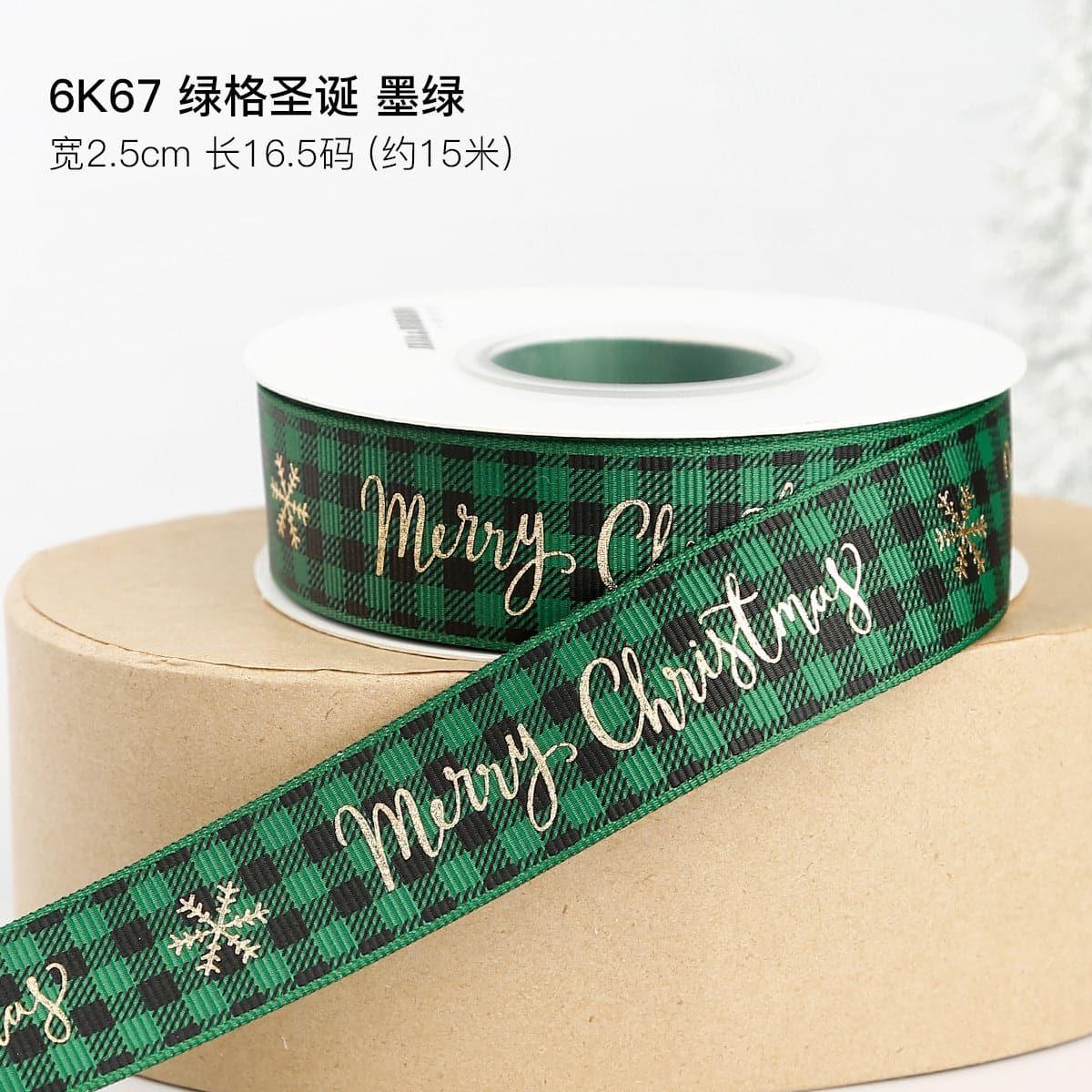 Cross Border Christmas Ribbon Decoration - Huayi Flower Wraps