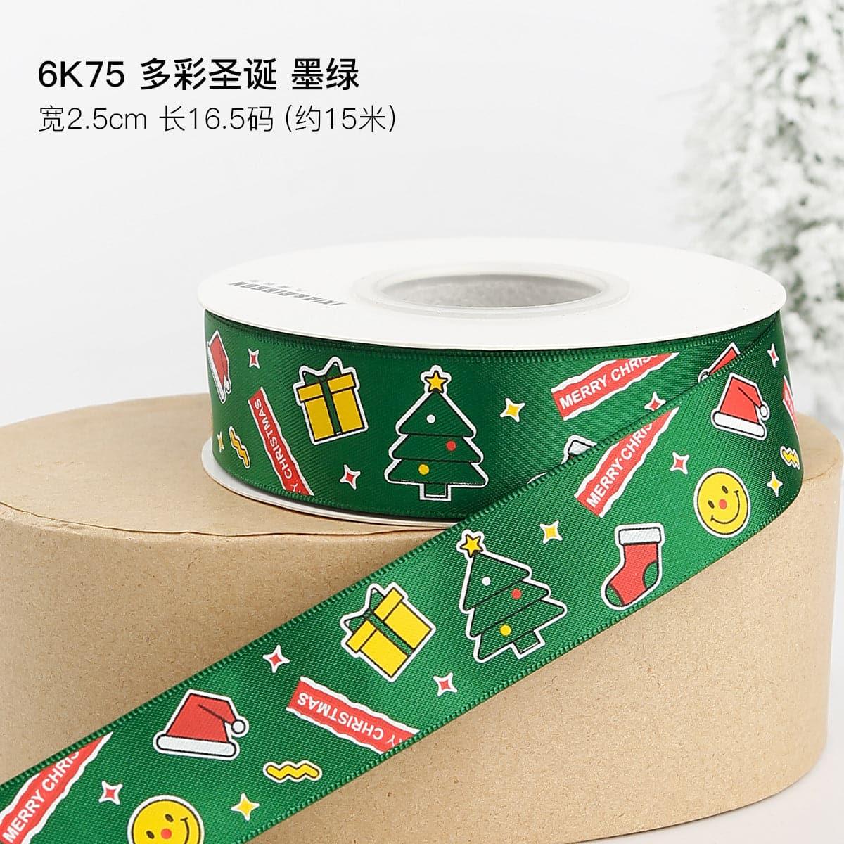 Cross Border Christmas Ribbon Decoration - Huayi Flower Wraps