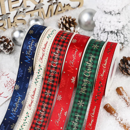 Cross Border Christmas Ribbon Decoration - Huayi Flower Wraps