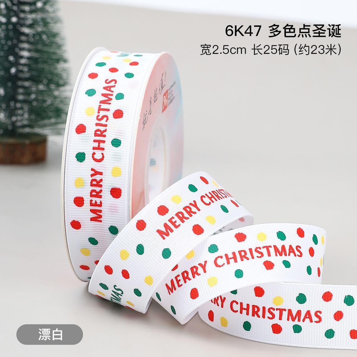 Cross Border Christmas Ribbon Decoration - Huayi Flower Wraps