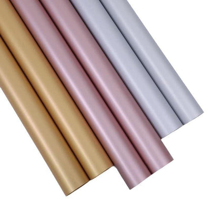 Double Sided Gilded Paper Gilded Eurasian Paper,18 sheets/pack,22.8*22.8 Inch - Huayi Flower Wraps