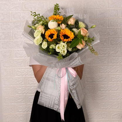 English Mist Paper Flower Packaging Paper,22.8*22.8 inch - 20 sheets - Huayi Flower Wraps