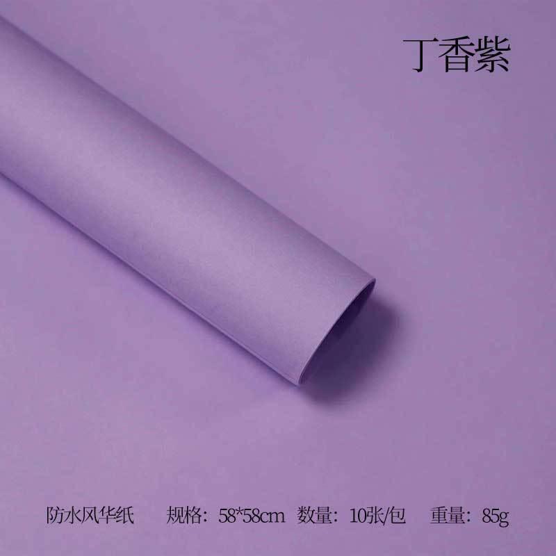 FengHua Solid Color Korean Waterproof Thickened,22.8*22.8 Inch-10 Sheets - Huayi Flower Wraps